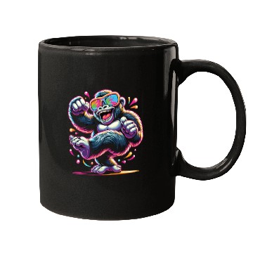 Discover Gorilla With Sunglasses Mugs