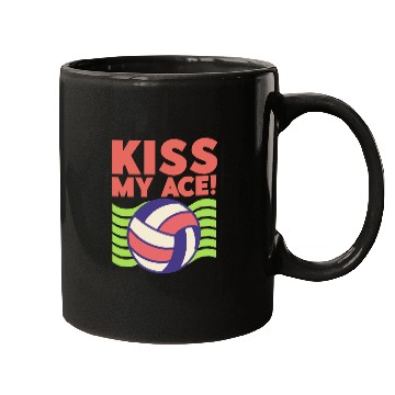 Discover Kiss My Ace Volleyball Lover Mugs