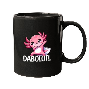 Discover Dabbing Axolotl Dancer Kawaii Newt Mugs