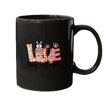 Discover Husky Dog Coffee Lover Dog Mom Valentines Day Mugs