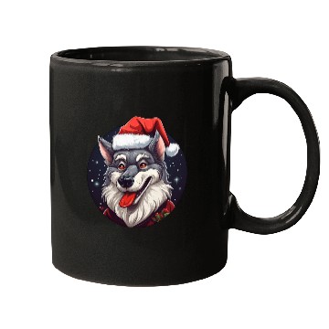 Discover Wolf Christmas Mugs