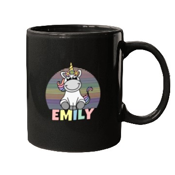 Discover Emily Name Unicorn Mugs