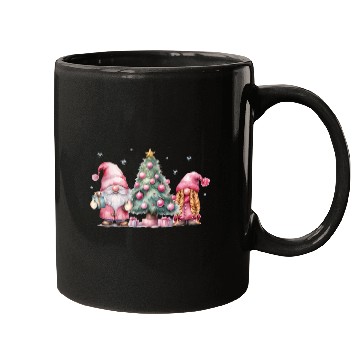 Discover Winter Gnomes with a Christmas Tree Mugs