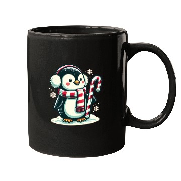 Discover Penguin Christmas Animals Cute Penguins Mugs