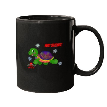 Discover "Tinsel the Turtle" (Snowflake Snuggliezz) Mugs