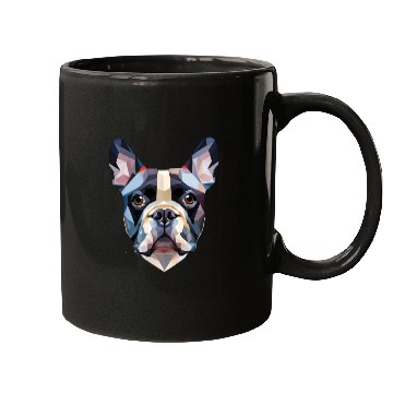 Discover French bulldog, polygon dog,polygon art Mugs