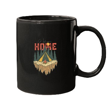 Discover Welcome Home Camping Mugs