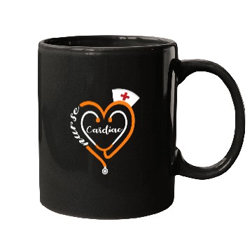 Discover Cardiac Nurse Halloween Stethoscope He Rn Mugs