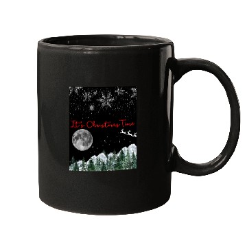 Discover It s Christmas Time 3 1 black Mugs