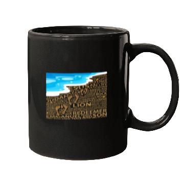 Discover Faithful Steps in Sand Jesus Mugs