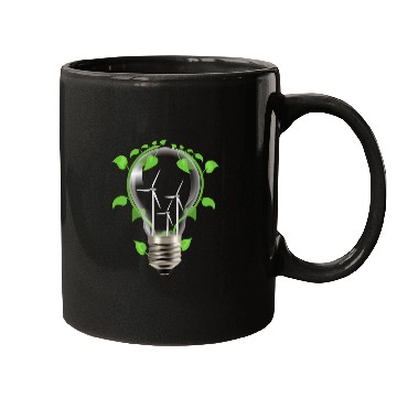 Discover Environment light bulb Mugs