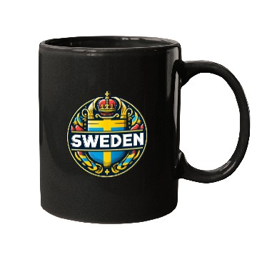 Discover Sweden logo Mugs