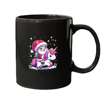 Discover Santa Claus and Unicorn Mugs