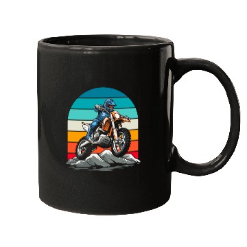 Discover Dirt Bike Mx Motocross Supermoto Mugs