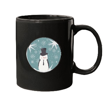 Discover beautiful snowman & stars for Christmas Mugs