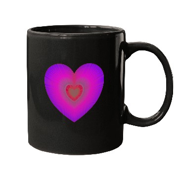 Discover Purple Heart Beating Mugs