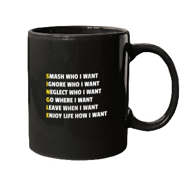 Discover Single Smash Who I Want Mugs