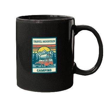 Discover Travel mountain camping Mugs