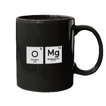 Discover OMG periodic table in chemistry Mugs