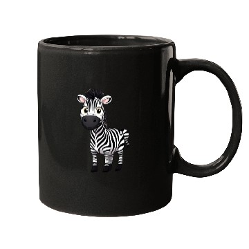 Discover Zebra Comic Mugs