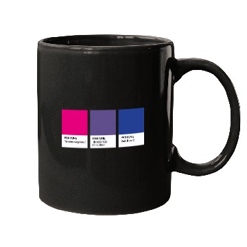 Discover LGBT COLOR PANTONE PALLETE BISEXUAL COMMUNITY Mugs