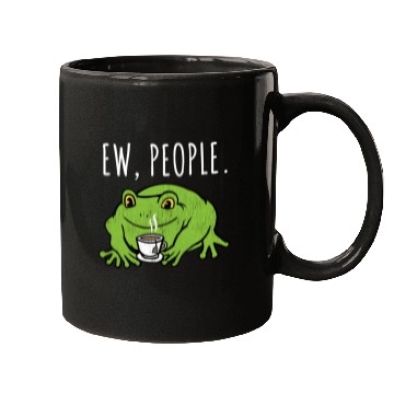 Discover Ew People Cottagecore Frog With Tea Mugs