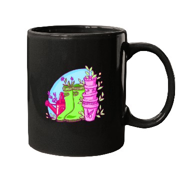 Discover The Secret Garden Neon Mugs