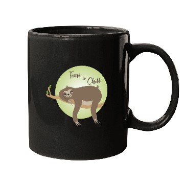 Discover Sloth - Time To Chill Mugs