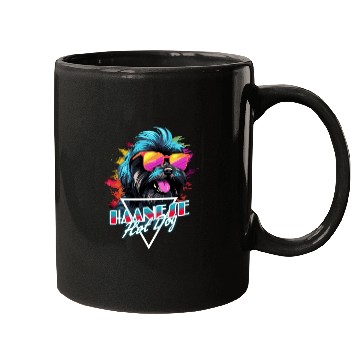 Discover Retro Wave Havanese Hot Dog Mugs