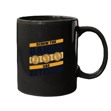 Discover Screw The Banks Use Bitcoin Blockchains Crypto Mugs