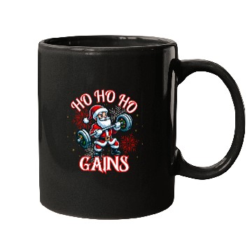 Discover Santa Claus Christmas workout Mugs