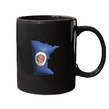 Discover Minnesota - 3D Flag Map Mugs