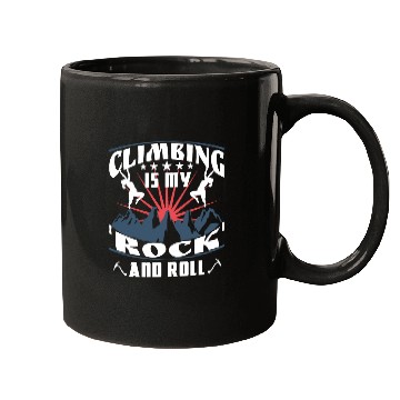 Discover Climbing is my 'rock' and roll Mugs
