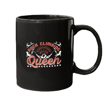 Discover Rock Climbing Queen Mugs