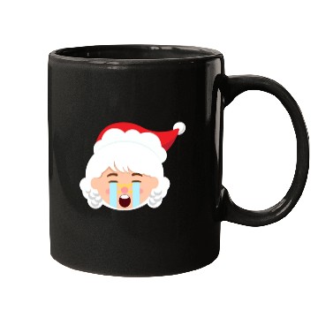 Discover Mrs Claus Emoticons Crying Out Loud Christmasfunny Mugs