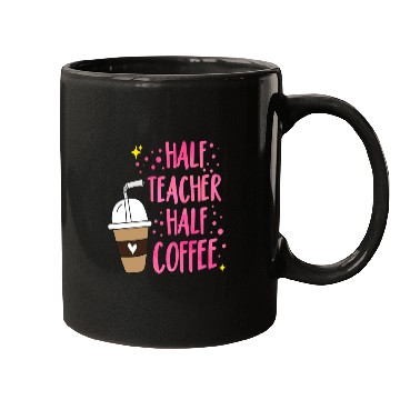 Discover Half Teacher Half Coffee Teacher Student School Mugs