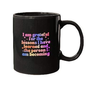 Discover Gratitude Saying I Am Grateful Mugs