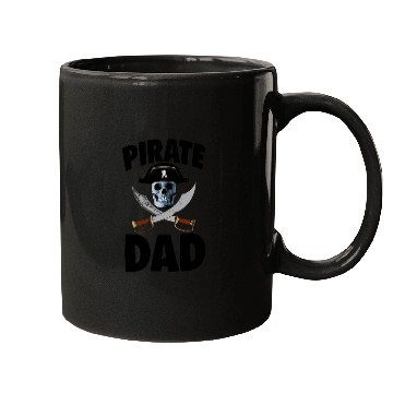 Discover Pirate Dad Mugs