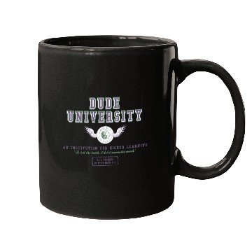 Discover Dude University Mugs