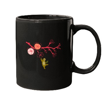 Discover Japanese cherry blossoms and sloth Mugs