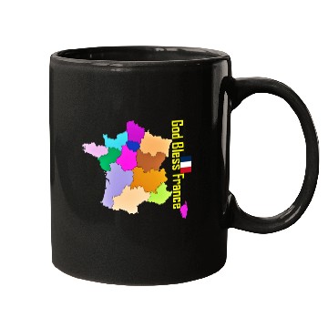 Discover God Bless France Mugs