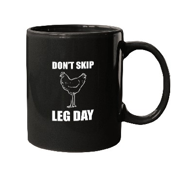 Discover Don't Skip Leg Day Gym-goer Mugs