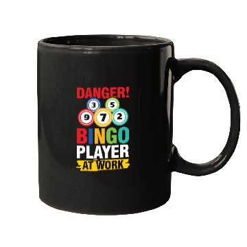Discover Bingo Player At Work for a Bingo Player Mugs