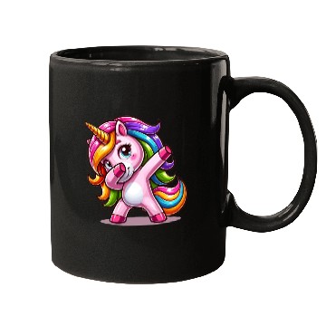 Discover Dabbing Unicorn Dab Move Dancing Rainbow Unicorn Mugs