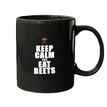 Discover Keep Calm And Eat Beets Beetroot Graphic Mugs