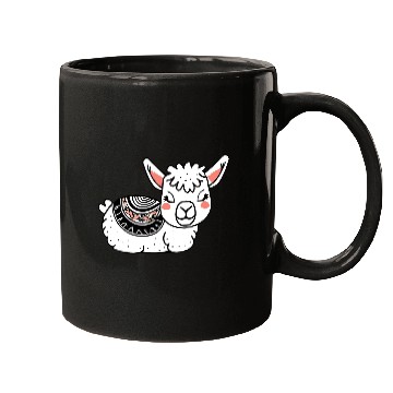 Discover Adorable Llama Resting Mugs