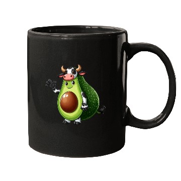 Discover Avocado cow Mugs