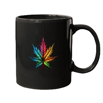 Discover Spectrum Splendor: The Vivid Leaf Mugs