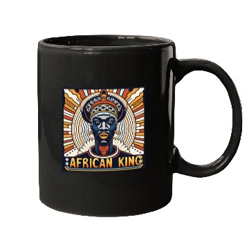 Discover African King Gift For Afrocentric Lovers Mugs