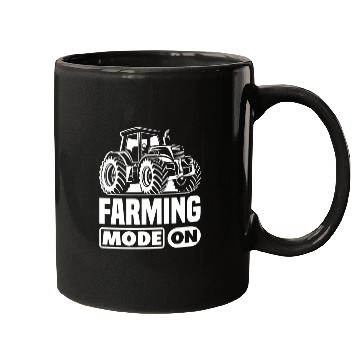 Discover Farming Mode On Tractor Funny Farmer Gift Mugs